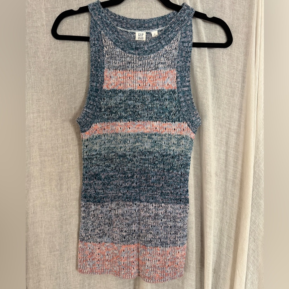 Gap For Good 100% Cotton Knit Sweater Vest Sz XS Never Worn